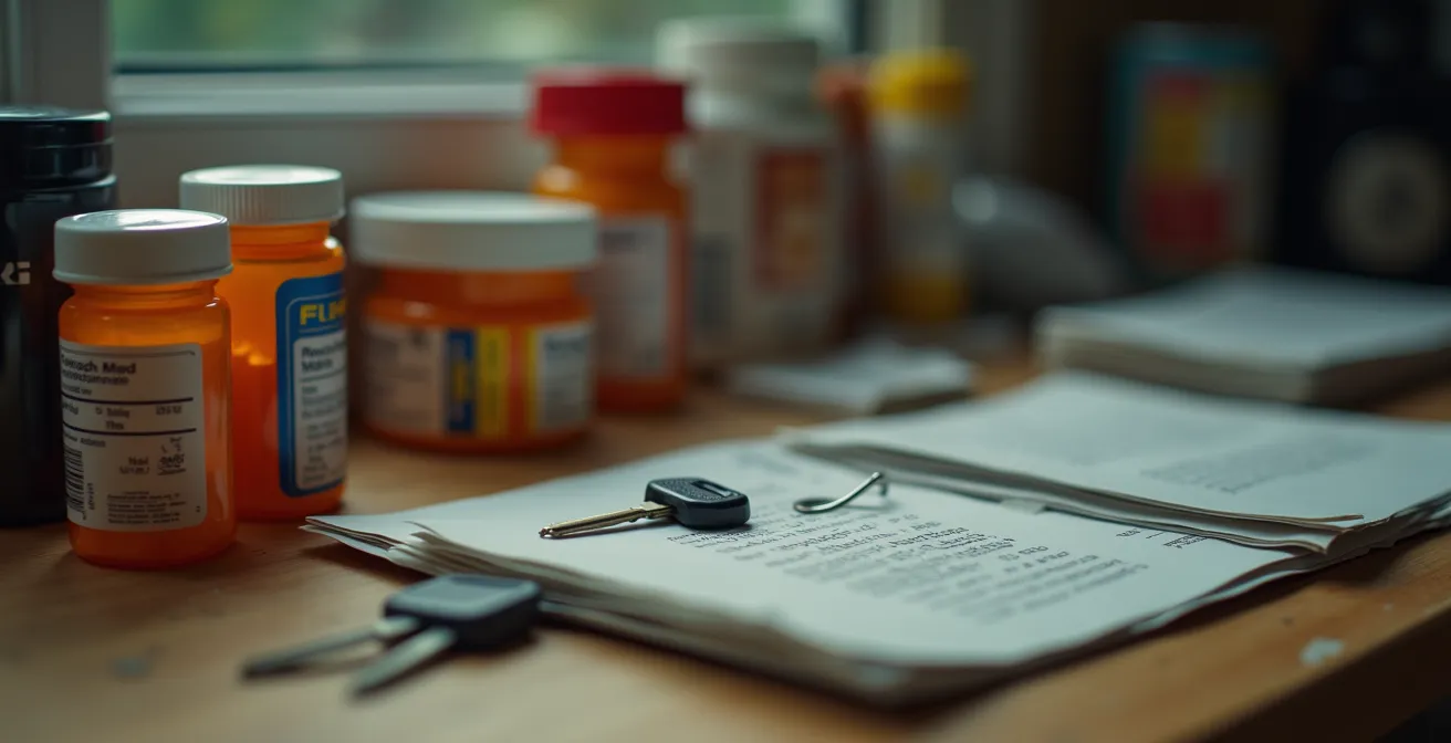 Close-up of everyday items showing subtle signs of cognitive decline